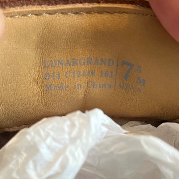 Cole Haan Lunar Grand Wingtips in Suede Woodbury/Gum - M 7.5 main image 8